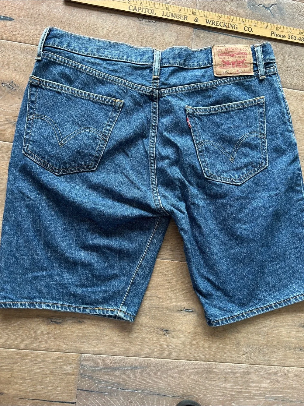 Levi's Dark Blue Denim Men's Shorts